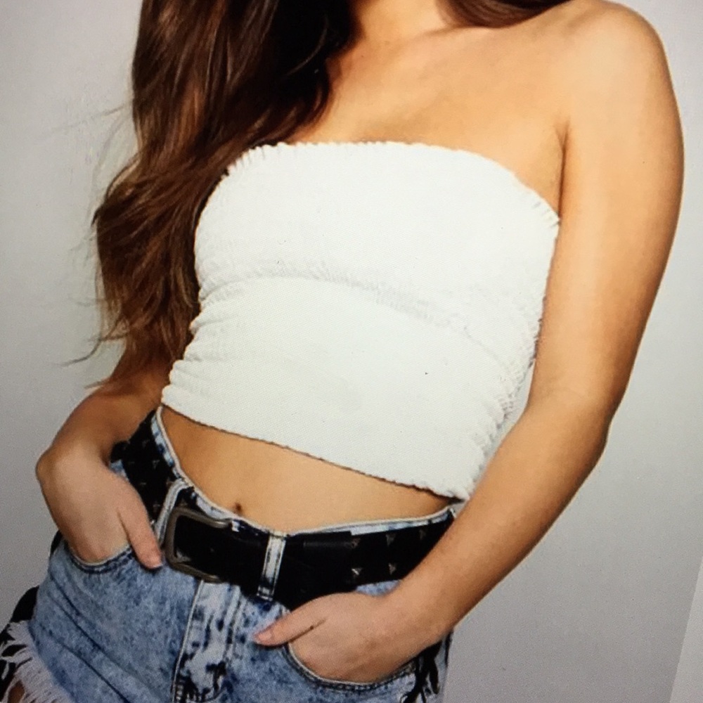 White Crop Top / Bandeau